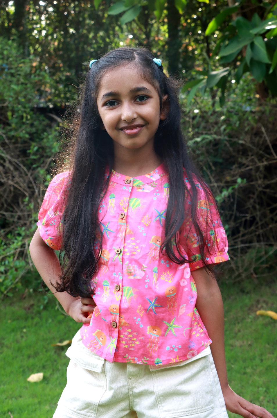 Ocean Pop Top for Girls