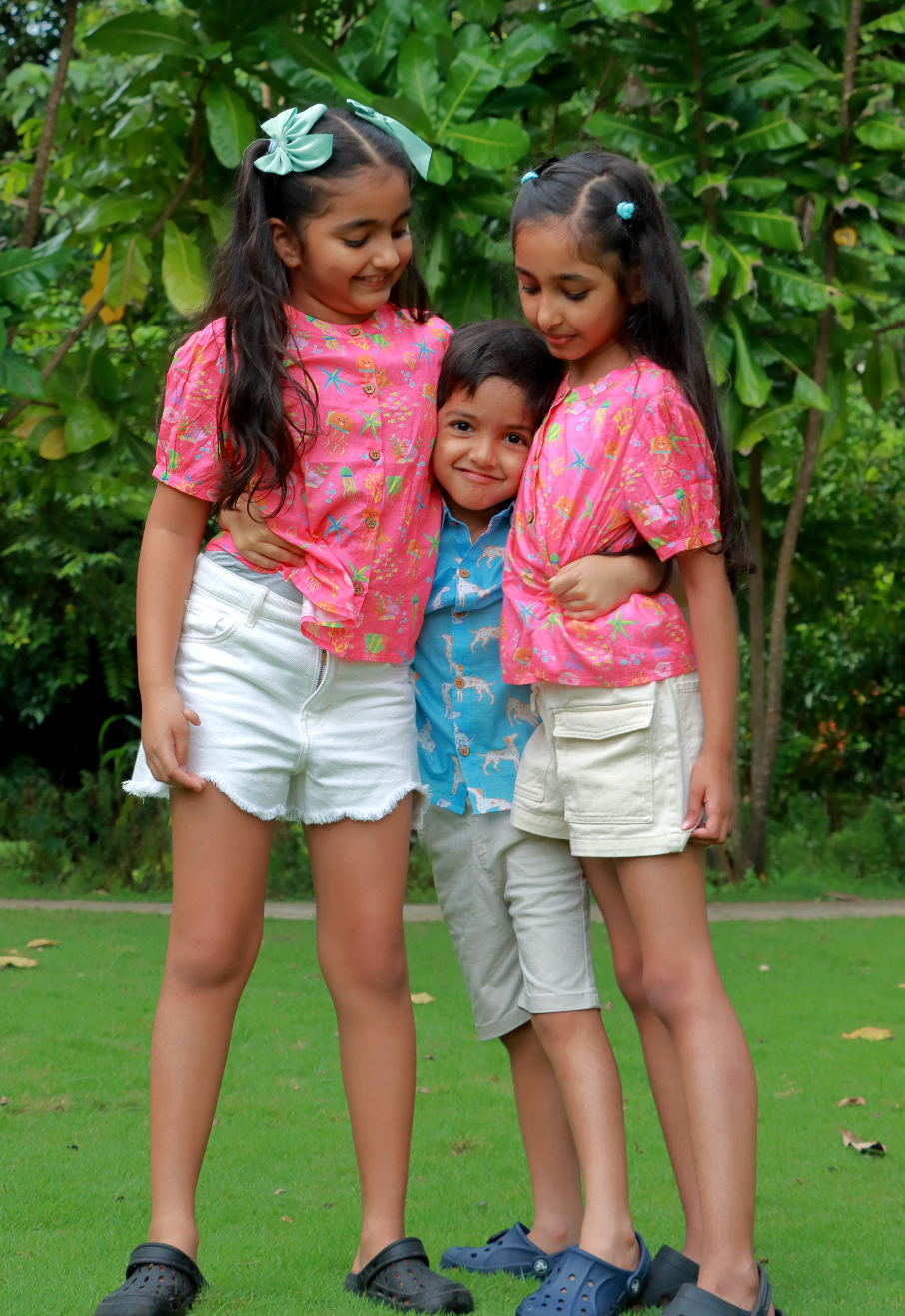 Ocean Pop Top for Girls