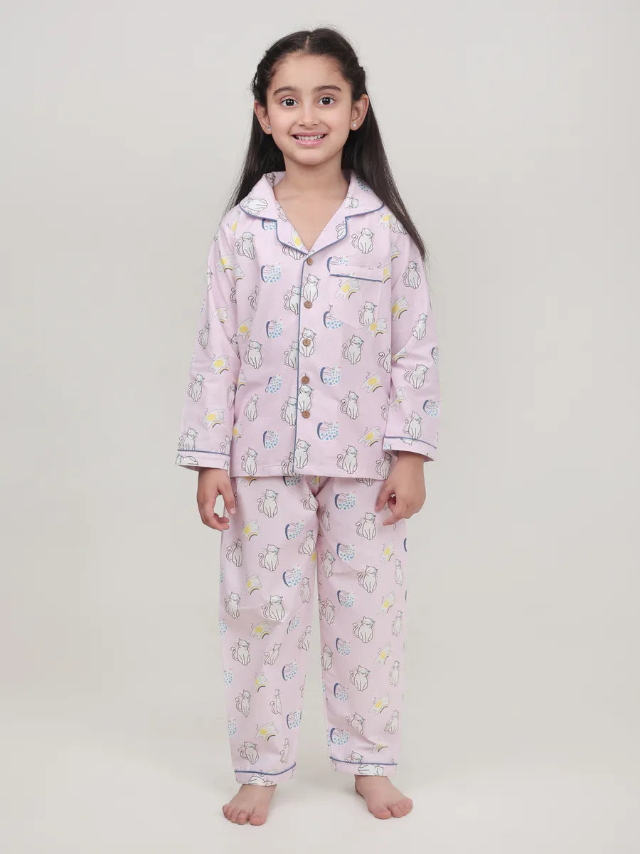Purr-fect Set Collar Pajama Set