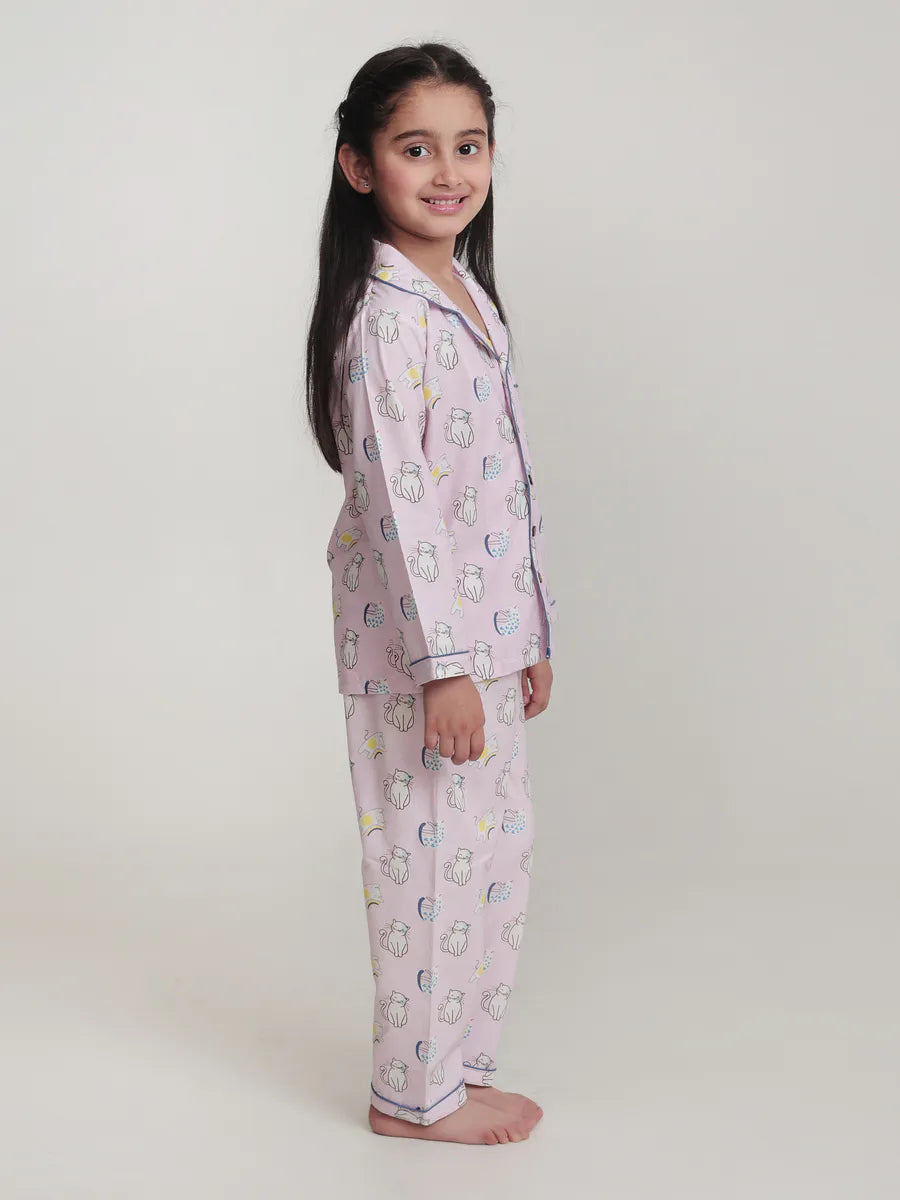 Purr-fect Set Collar Pajama Set