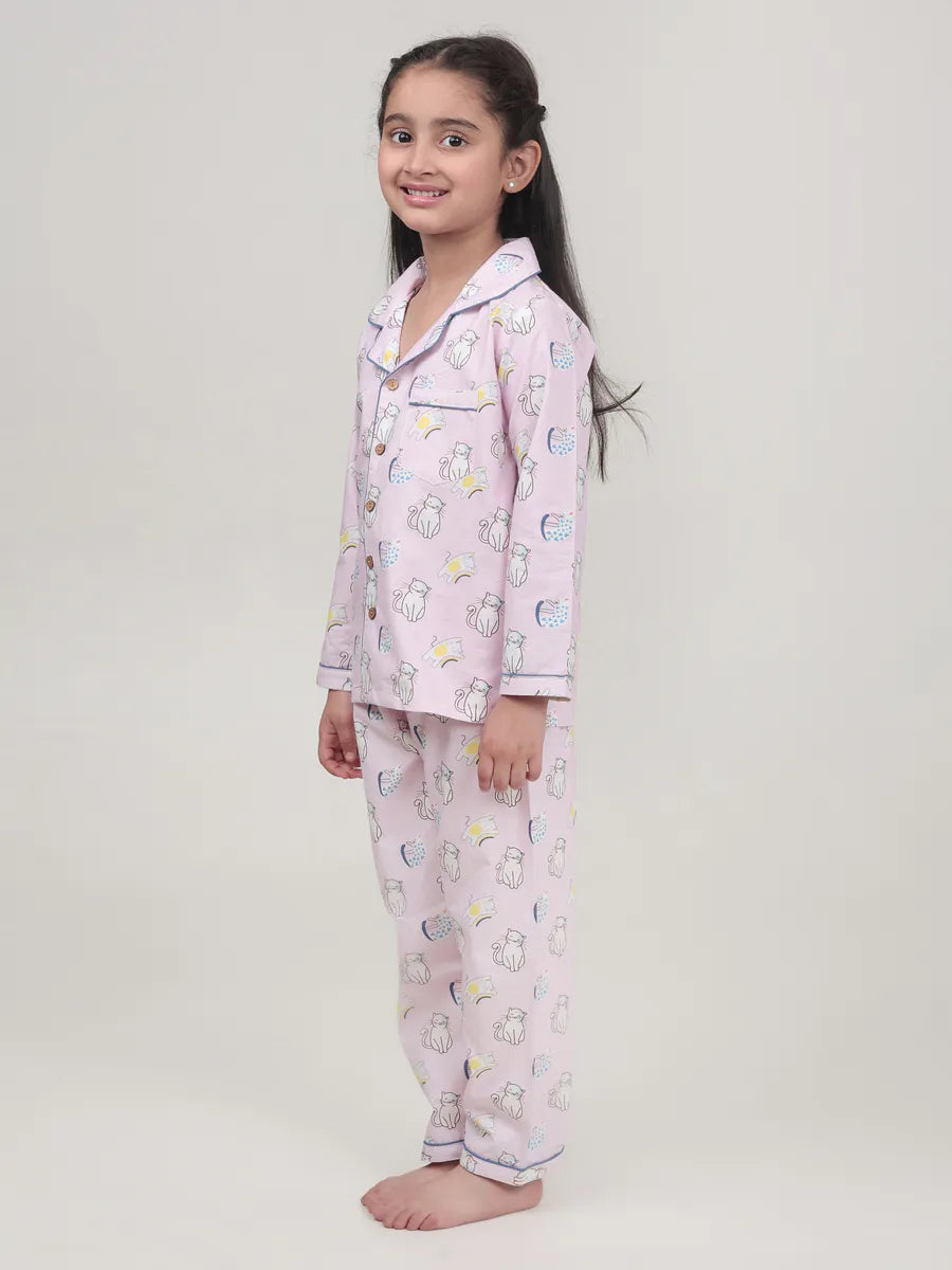 Purr-fect Set Collar Pajama Set