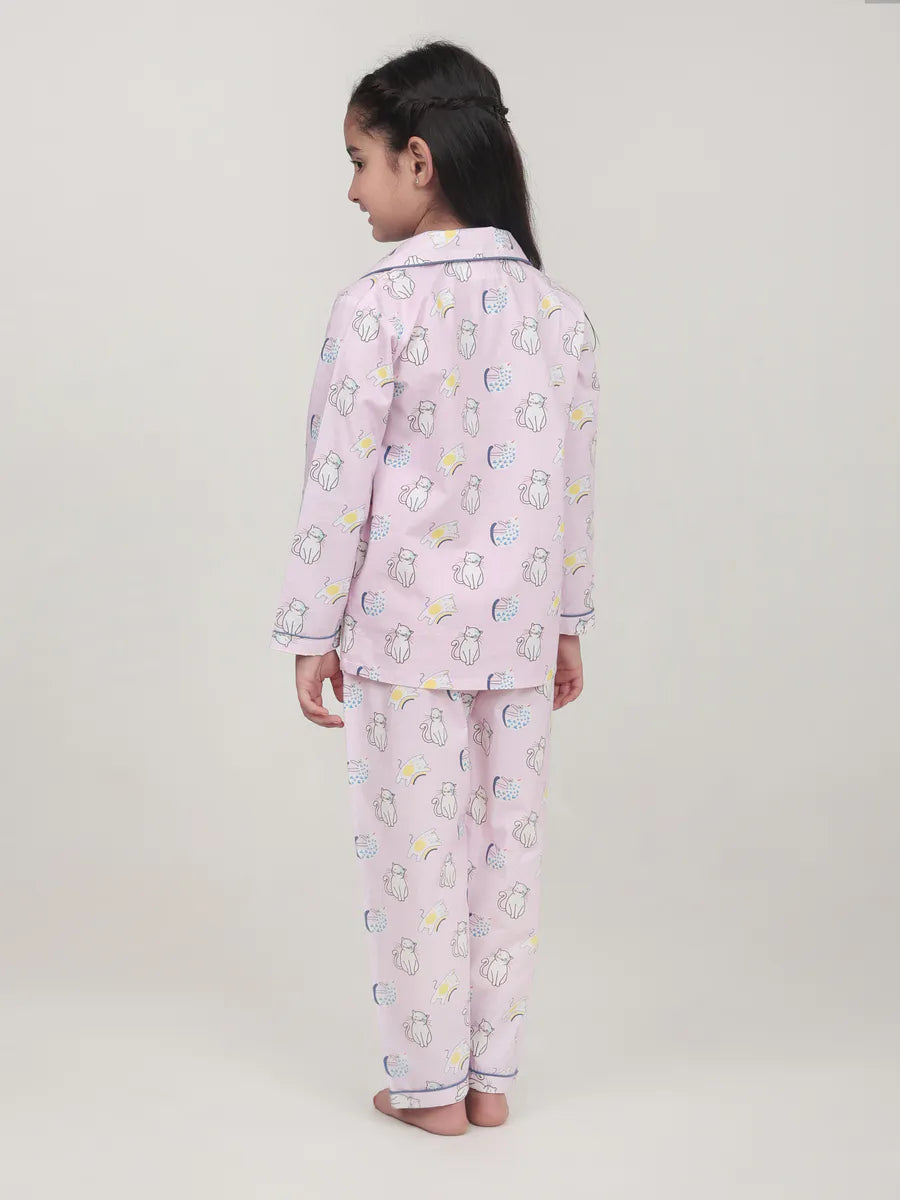 Purr-fect Set Collar Pajama Set
