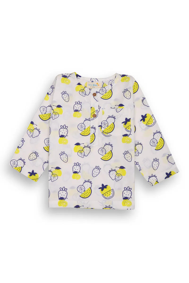 Berry Bliss Kurta & Pajama Set