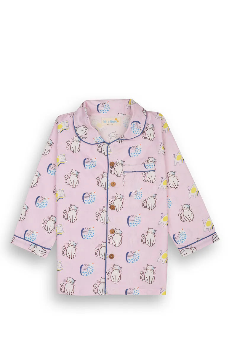 Purr-fect Set Collar Pajama Set