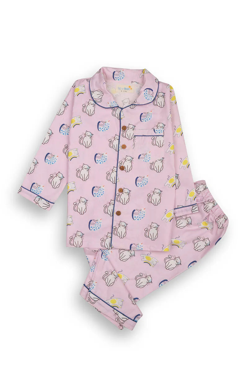 Purr-fect Set Collar Pajama Set
