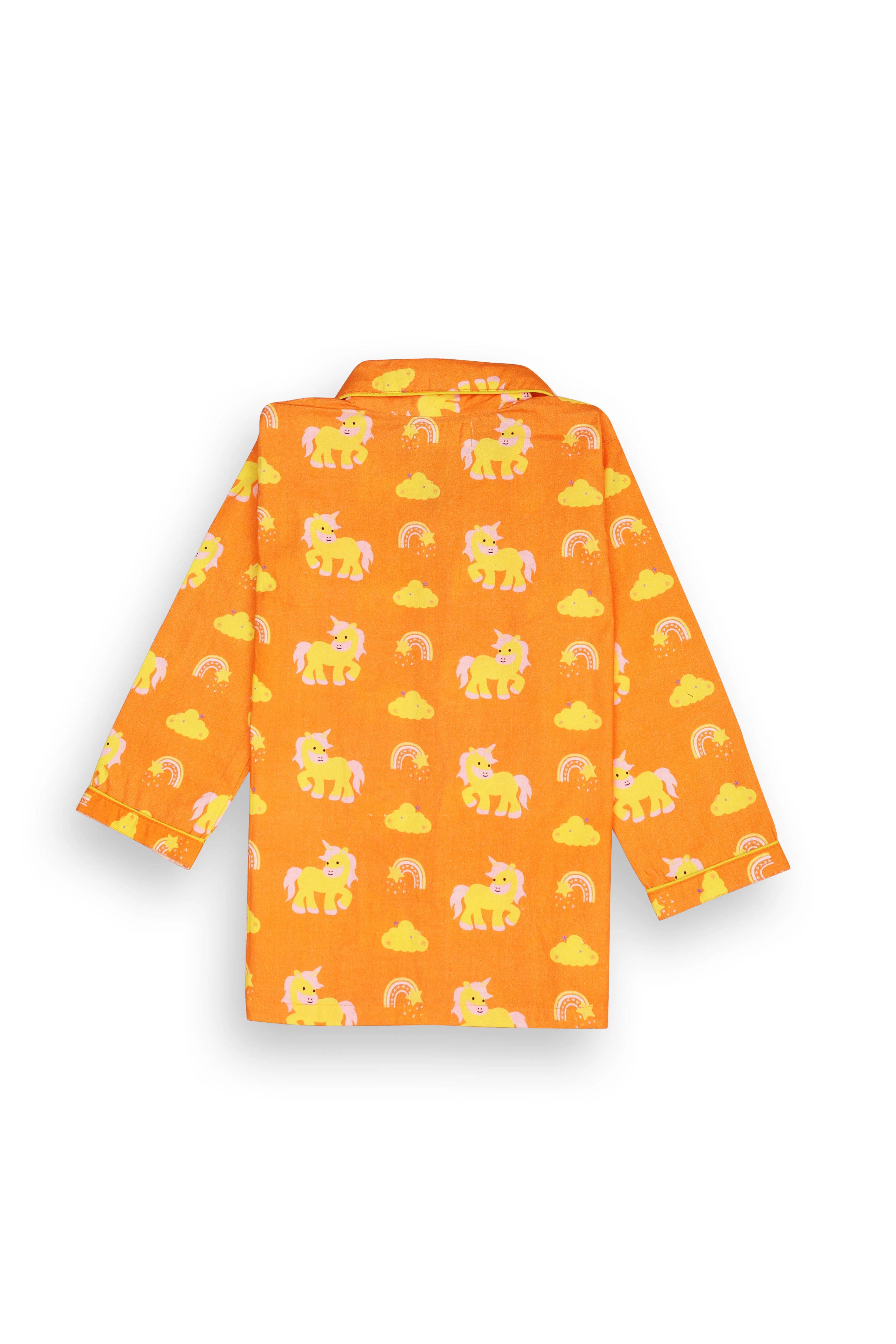 Rainbow Riders Collar Pajama Set