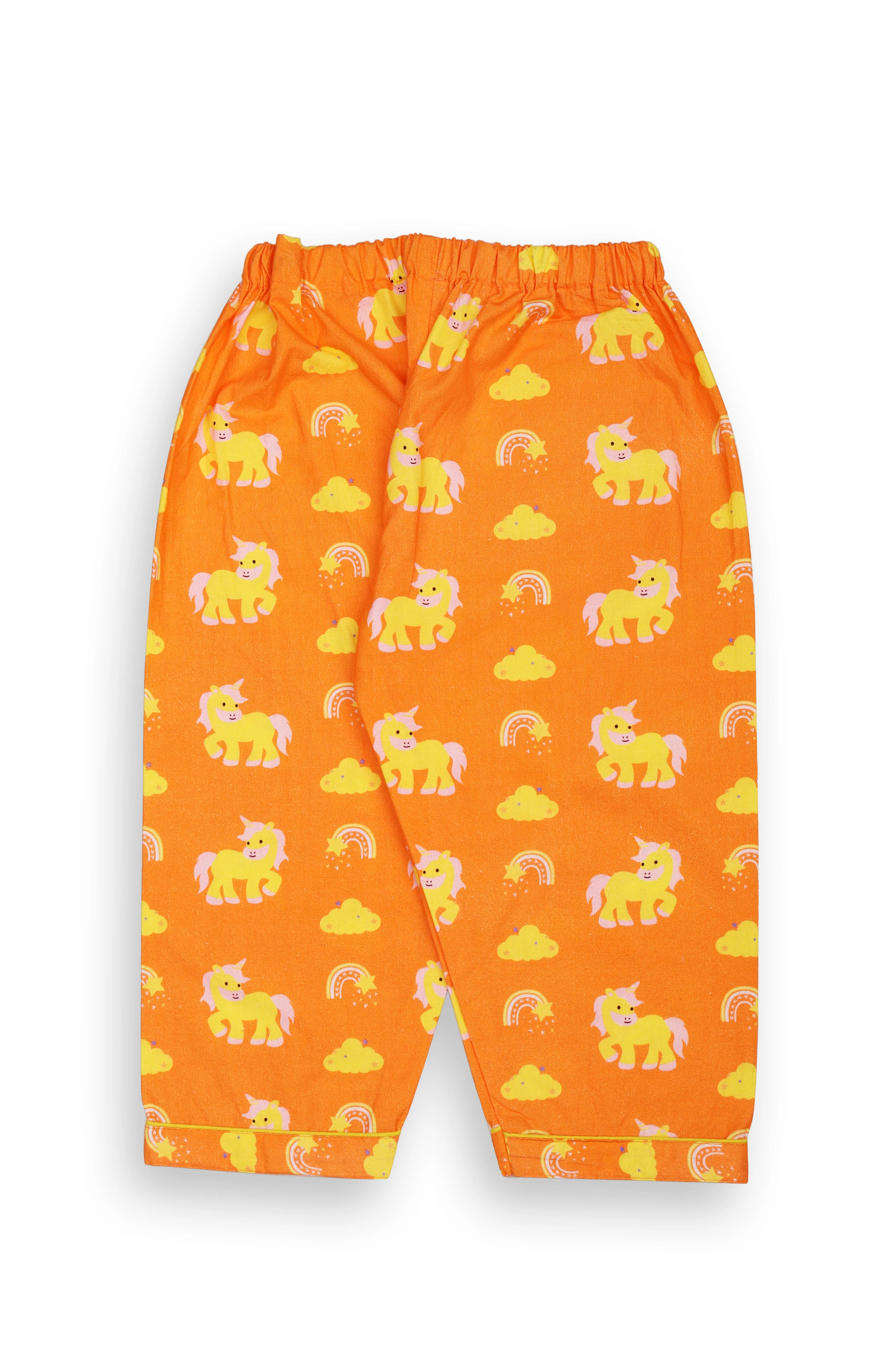 Rainbow Riders Collar Pajama Set