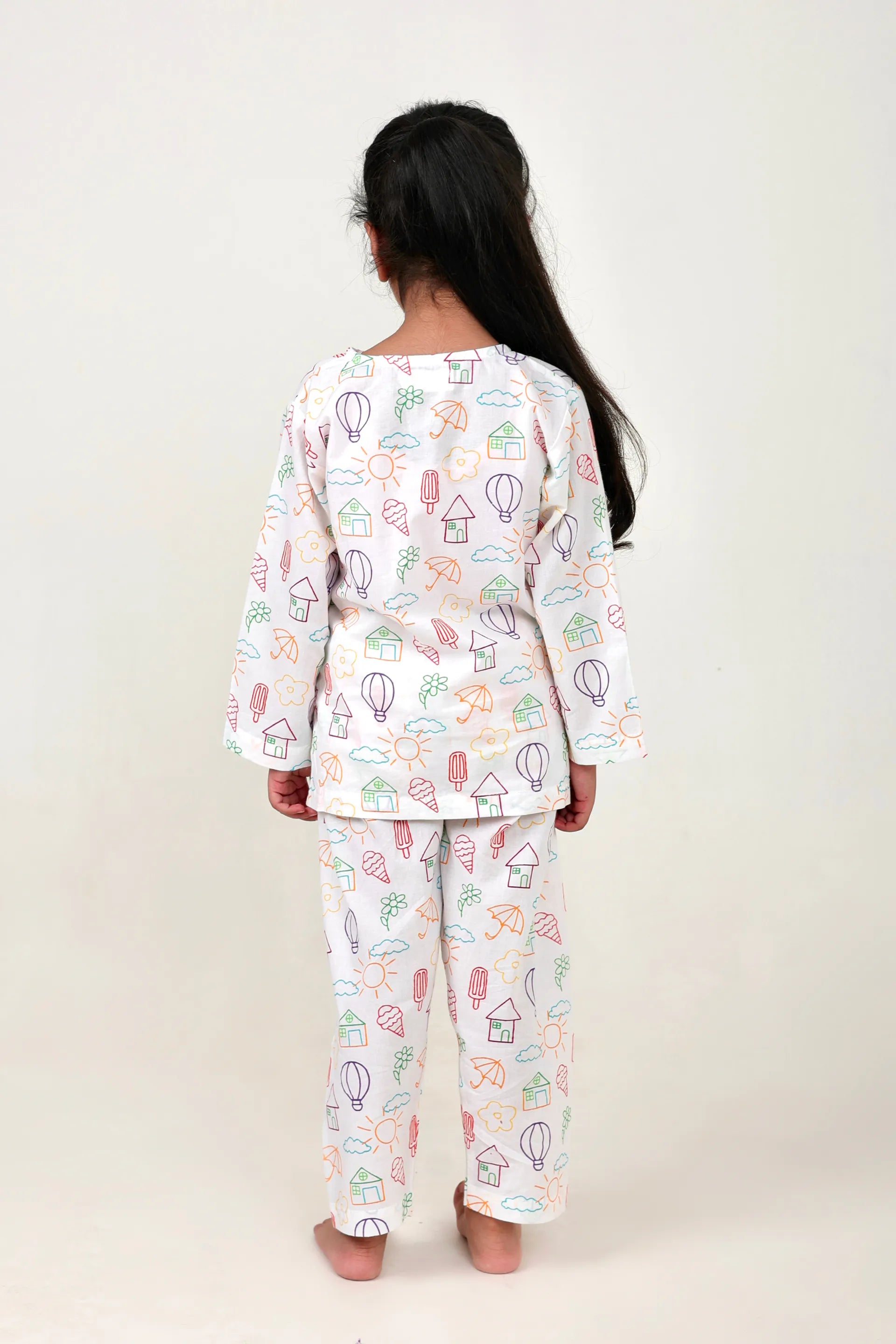 Doodle Dreams Kurta & Pajama Set