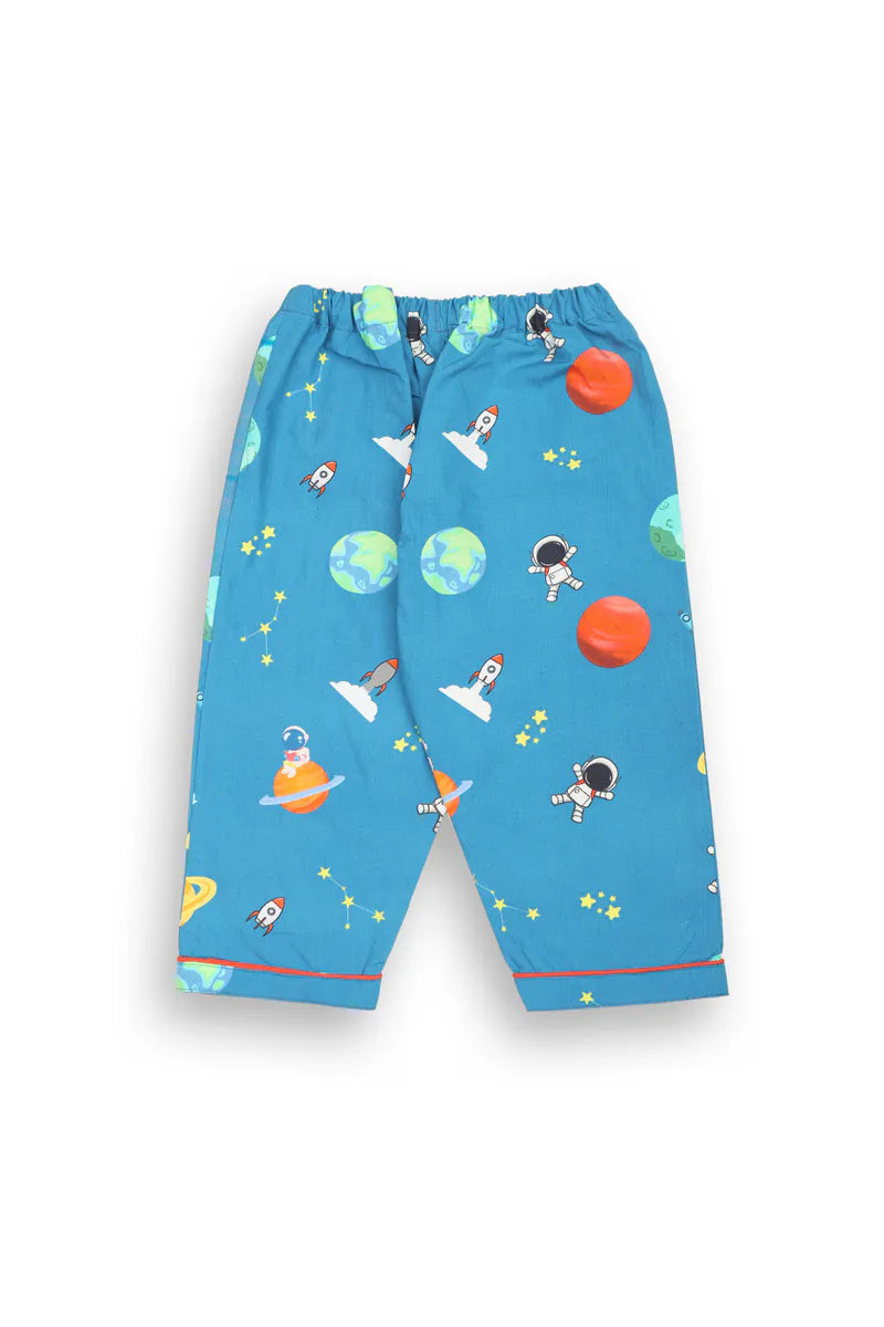 Cosmic Cuddles Collar Pajama Set