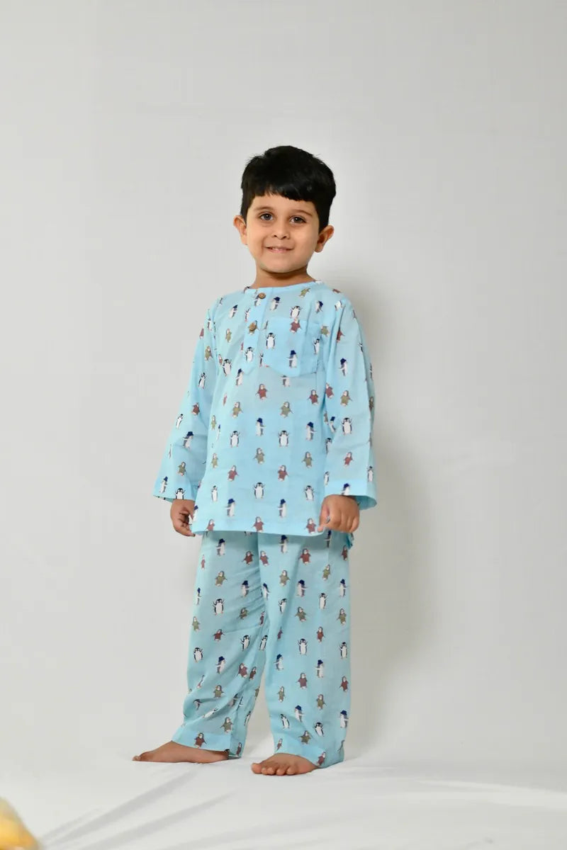 Icy Snuggles Kurta & Pajama Set