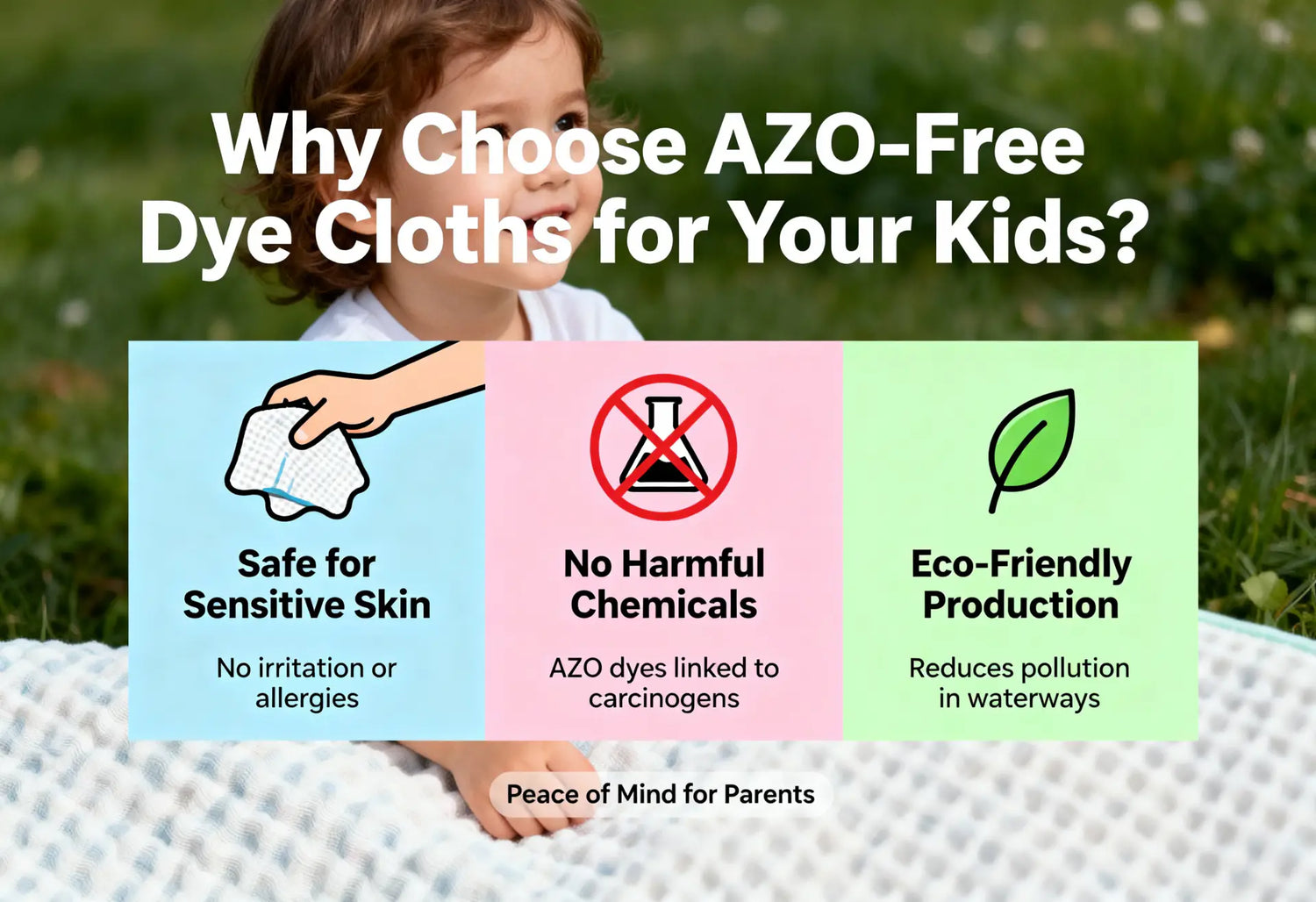 Why choose AZO free dye cloths for your kids?