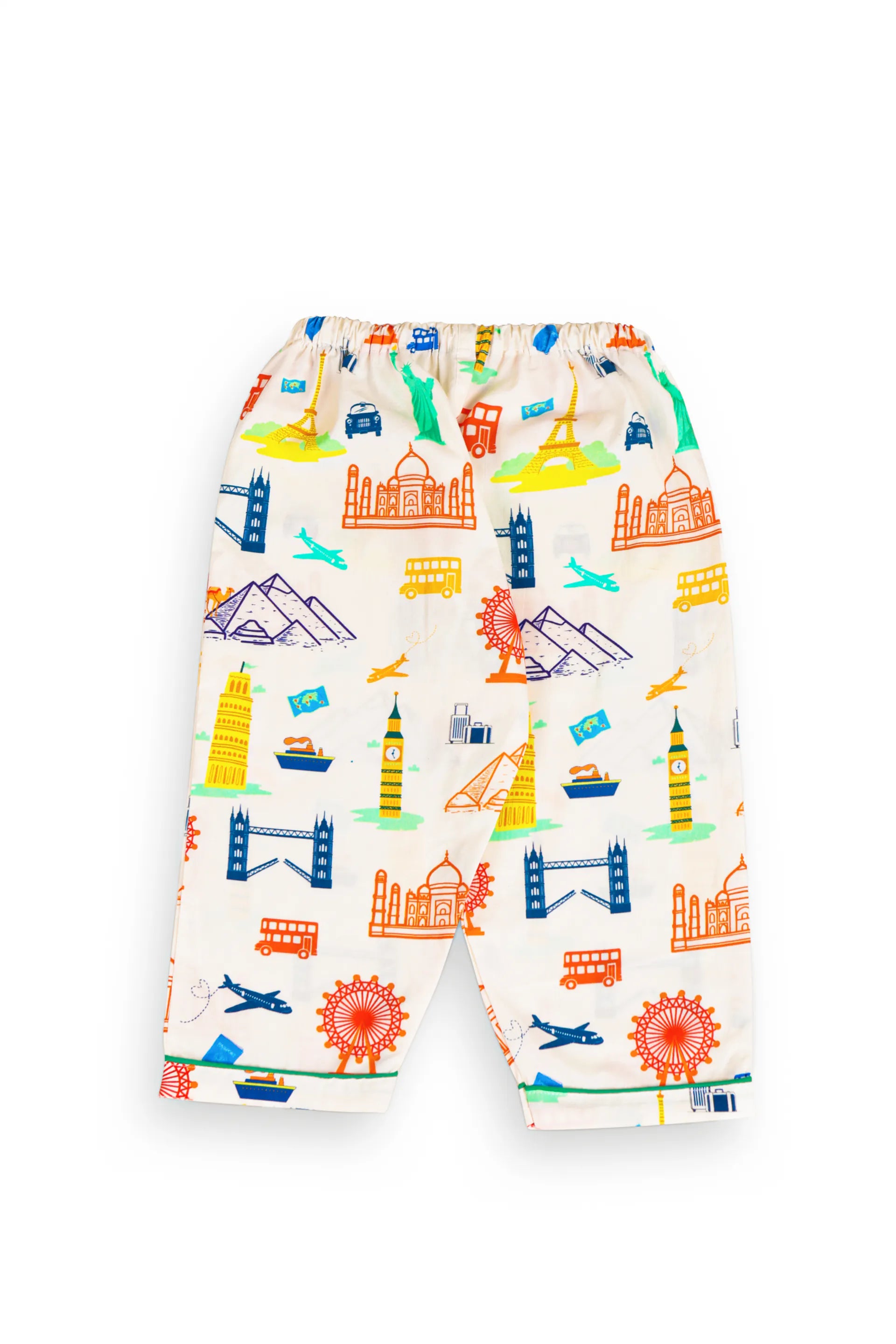 Around The World Collar Pajama Set