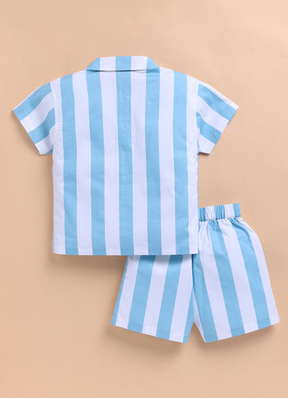 Neeli Dhaari Boys Coord Set