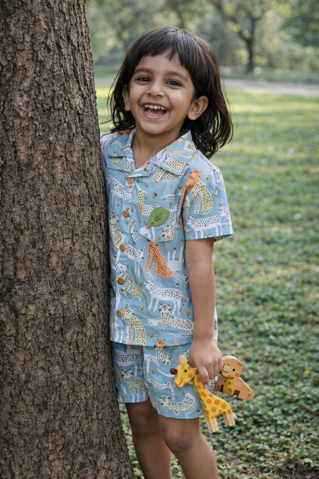 Leopard Dots Unisex Coord Set
