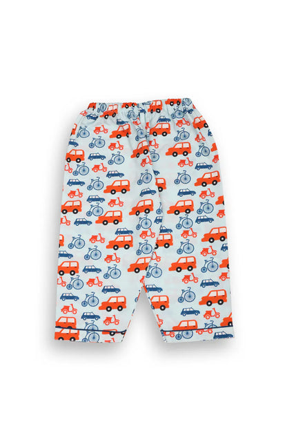 Wheels World Collar Pajama Set