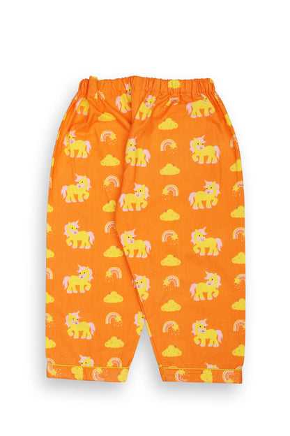 Rainbow Riders Collar Pajama Set