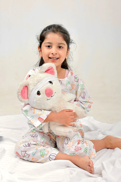 Doodle Dreams Kurta &amp; Pajama Set