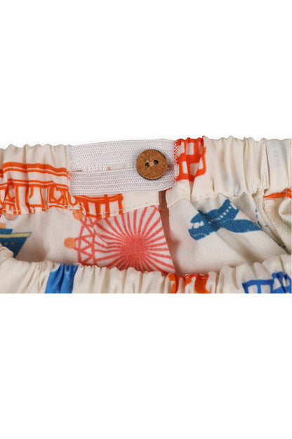 Around The World Collar Pajama Set